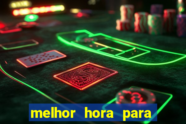 melhor hora para jogar fortune rabbit